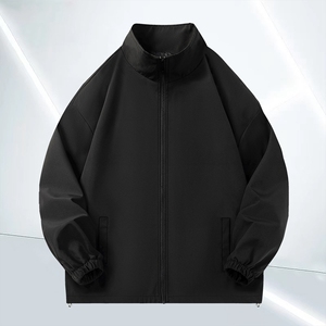 秋季棒球服外套男士潮流宽松休闲服棒球领夹克男装潮牌 JK7603P38图片