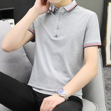 夏新款高品质男士短袖T恤珠地棉薄款商务翻领男装polo衫PL9968P38，男装Polo衫，星座1410（原1902A）