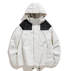 春秋新款男户外情侣款冲锋衣防水防风夹克女登山服外套JK23657P35图片