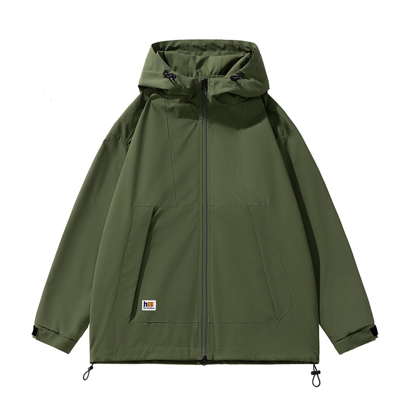 美式户外冲锋衣男式外套山系连帽情侣工装女登山冲锋衣夹克J89P50,男装夹克,星座1410（原1902A）