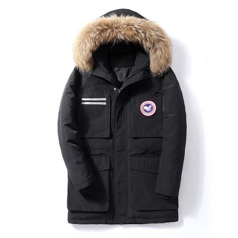 2021户外防寒冬季新款中长款流行白鸭绒休闲韩版羽绒服YR881P115，男装羽绒服，星座1902A（原星座1216）