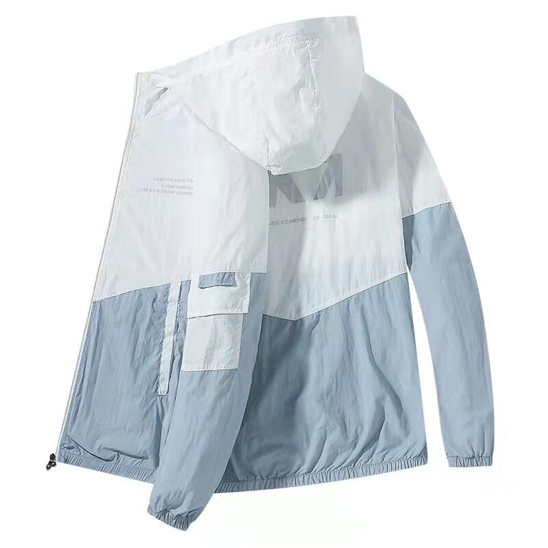 防晒衣男款薄夏季防风衣外套户外运动皮肤衣女透气防晒服F982P18,男装防晒衣,星座1410（原1902A）