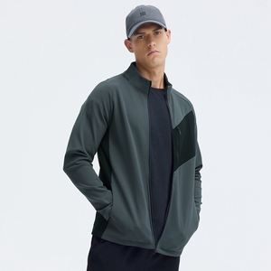 户外夹克情侣立领外套纯色上衣服速干服跑步服光板开衫JK9857P75图片