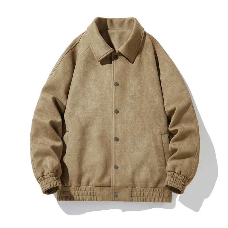 M-8XL麂皮绒外套男士美式潮上衣服痞复古休闲翻领夹克男装J06P55,男装夹克,星座1410（原1902A）
