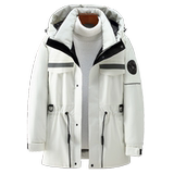 羽绒服男士2024年新款中长款连帽宽松情侣款工装外套YR9874P240，男装羽绒服，星座1902A（原星座1216）