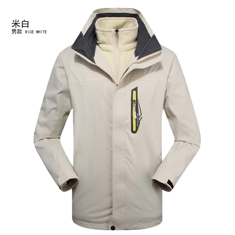 三防冲锋衣摇粒绒内胆外套男户外防风防水夹克登山服CF887P105，男装夹克，星座1410（原1902A）