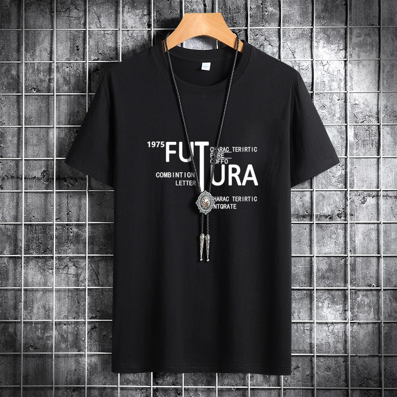 夏季男短袖t恤潮流潮韩版宽松纯棉衣服2021新款T恤DT4246-FUT-P15,男装T恤,星座1410（原1902A）