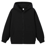 开衫卫衣350克大毛圈45棉纯色宽松连帽卫衣情侣装校服WY8006-P42，男装卫衣，星座1410（原1902A）