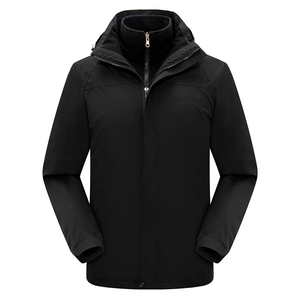 新款纯色三合一冲锋衣男女款户外防风防水轻量登山服CF905P145图片