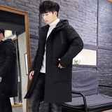 新款男士中长款羽绒服冬装外套男式加厚羽绒服户外防寒YR988-P160，男装羽绒服，星座1410（原1902A）