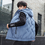 80绒立领羽绒马甲新款秋冬季羽绒服男短款青年休闲外套MJ7062P65，男装羽绒服，星座1410（原1902A）