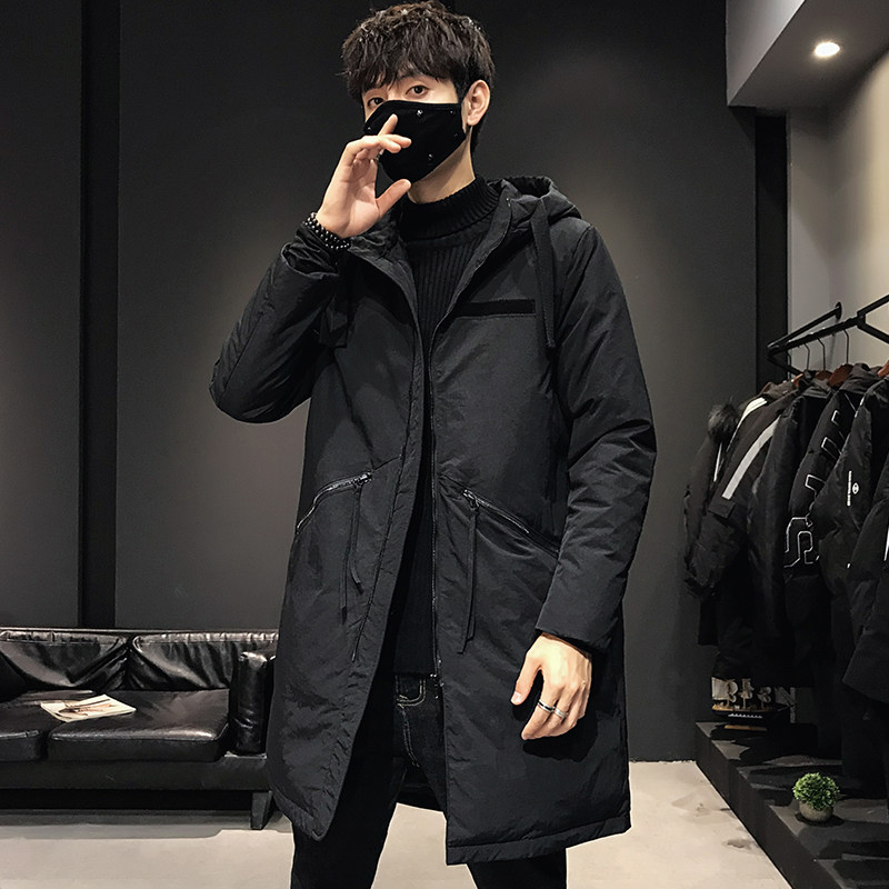 2021冬季新款男士韩版中长款羽绒服加厚外套男装羽绒服YR891-P120图片