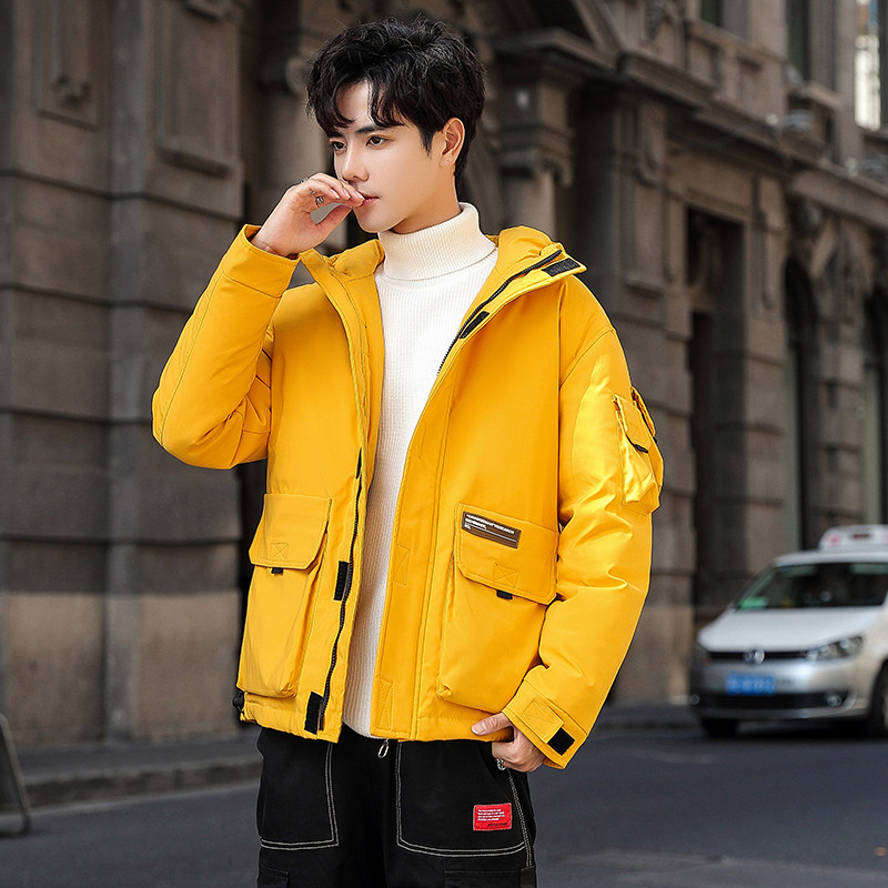 新款男式羽绒服冬装外套男加厚白鸭绒男款短款羽绒服YR985-P110，男装羽绒服，星座1410（原1902A）