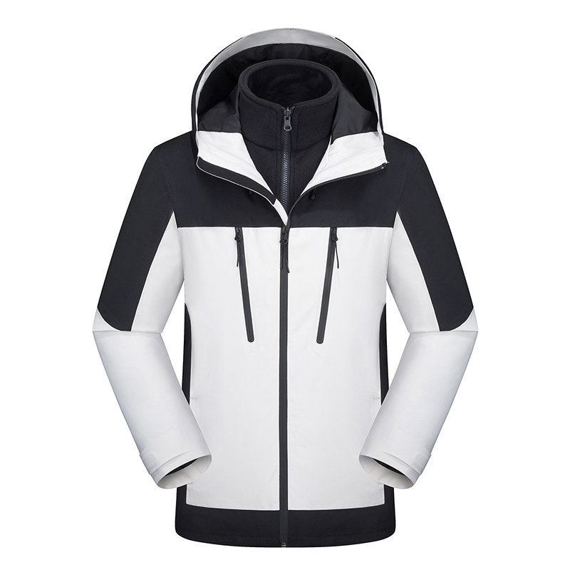 男士冲锋衣可拆卸秋冬季防风防水户外旅行登山服外套CF24775P220,男装夹克,星座1410（原1902A）