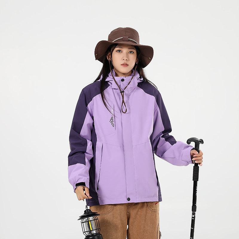 秋冬男女款夹克户外三合一冲锋衣可拆卸两件套登山服CF8898SP95,男装夹克,星座1410（原1902A）