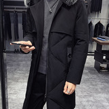 2026新款羽绒服男女情侣中长款白鸭绒过膝加长款羽绒服YR901-P70，男装羽绒服，星座1410（原1902A）