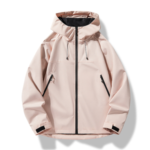 春秋户外运动冲锋衣男女情侣防水防风滑雪登山服夹克 JK2077P60图片