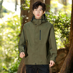 秋冬男女款夹克户外三合一冲锋衣可拆卸两件套登山服 CF2324P120图片