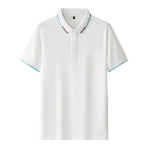 新款男士POLO衫春夏季纯色简约公版上衣商务短袖T恤衫 PL3385P25图片