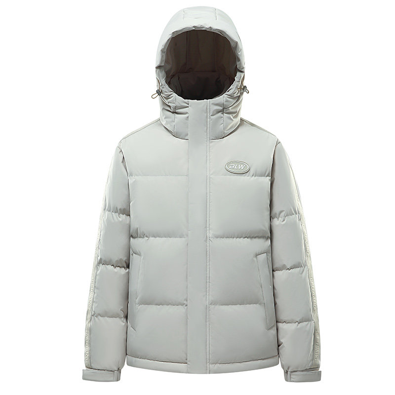 男士运动休闲白鸭绒保暖上衣冬季羽绒服男短款连帽外套YR1318P110，男装羽绒服，星座1410（原1902A）