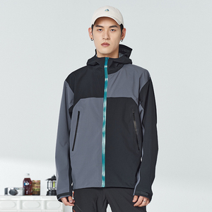 秋冬新款男装黑灰拼色外套防风防水户外运动冲锋衣CF01-P140,男装夹克,星座1410（原1902A）