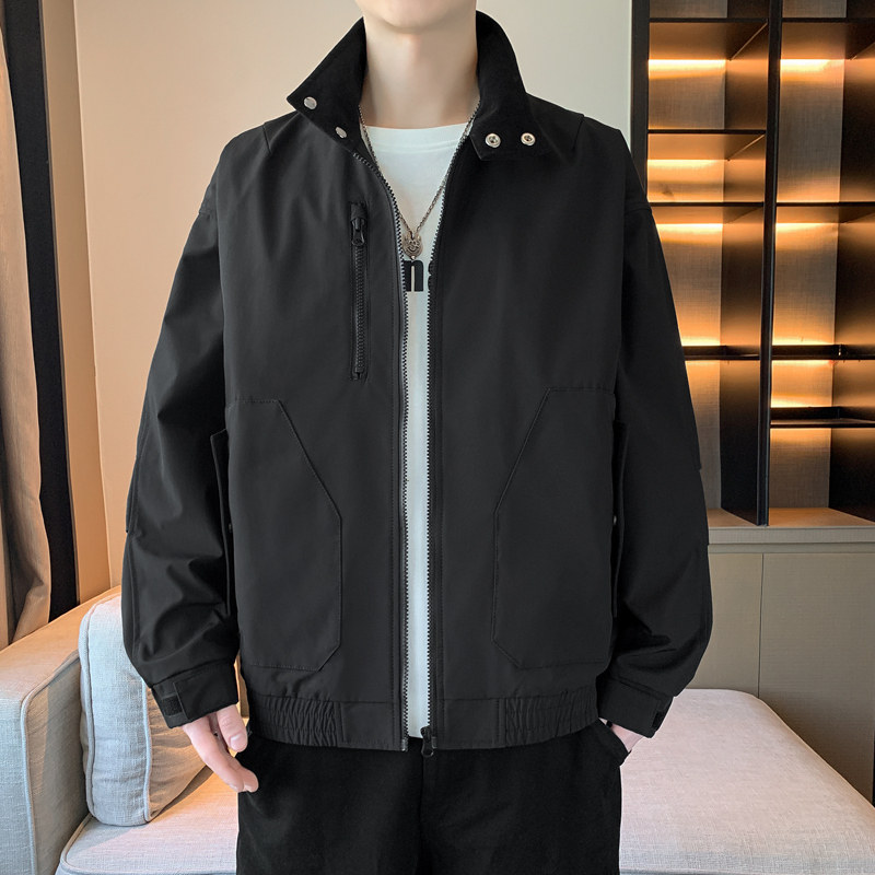 夹克男女同款中性机能口袋春秋户外防水休闲冲锋衣外套JK2506P70,男装夹克,星座1410（原1902A）