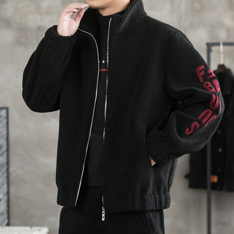 羊羔绒秋冬男女面包服棉袄中性情侣户外棉衣立领羽绒棉服 M17P60图片