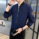 秋季新款夹克男薄款外套男士夹克衫立领潮牌休闲棒球服JK8001P27，男装夹克，星座1410（原1902A）