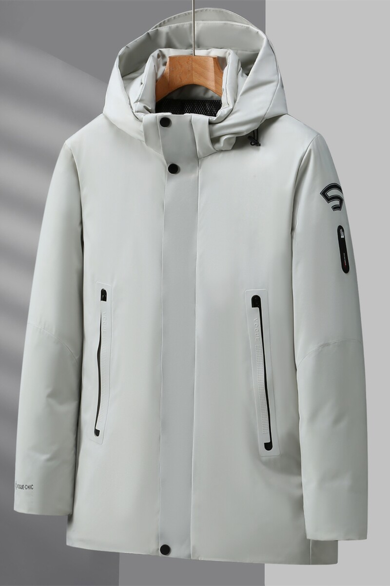 羽绒服男中长款连帽中老年爸爸父亲冬装大码保暖外套YR6906P130,男装羽绒服,星座1410（原1902A）
