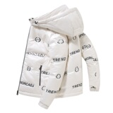 2021羽绒服情侣外套韩版潮流帅气亮面男加厚外套潮牌YR9849-P140，男装羽绒服，星座1410（原1902A）