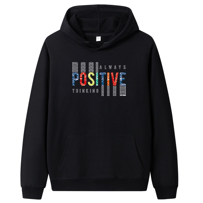 秋卫衣男连帽韩嘻哈运动外套ins港风休闲上衣MS8909-POSITIVE-P40图片