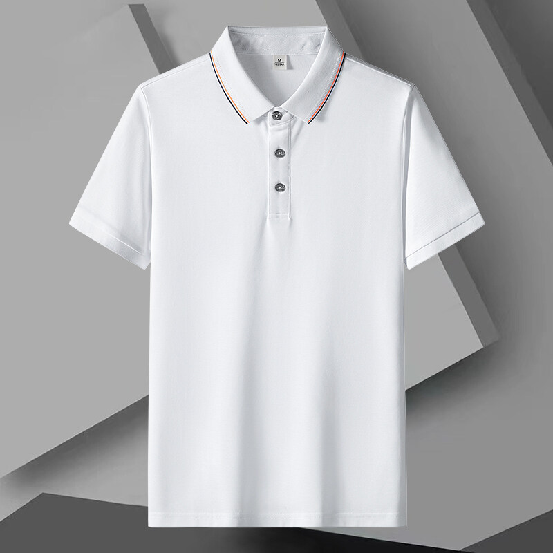 男POLO衫春夏秋翻领短袖最新款潮男高档T恤纯色商务休闲PL6636P32
