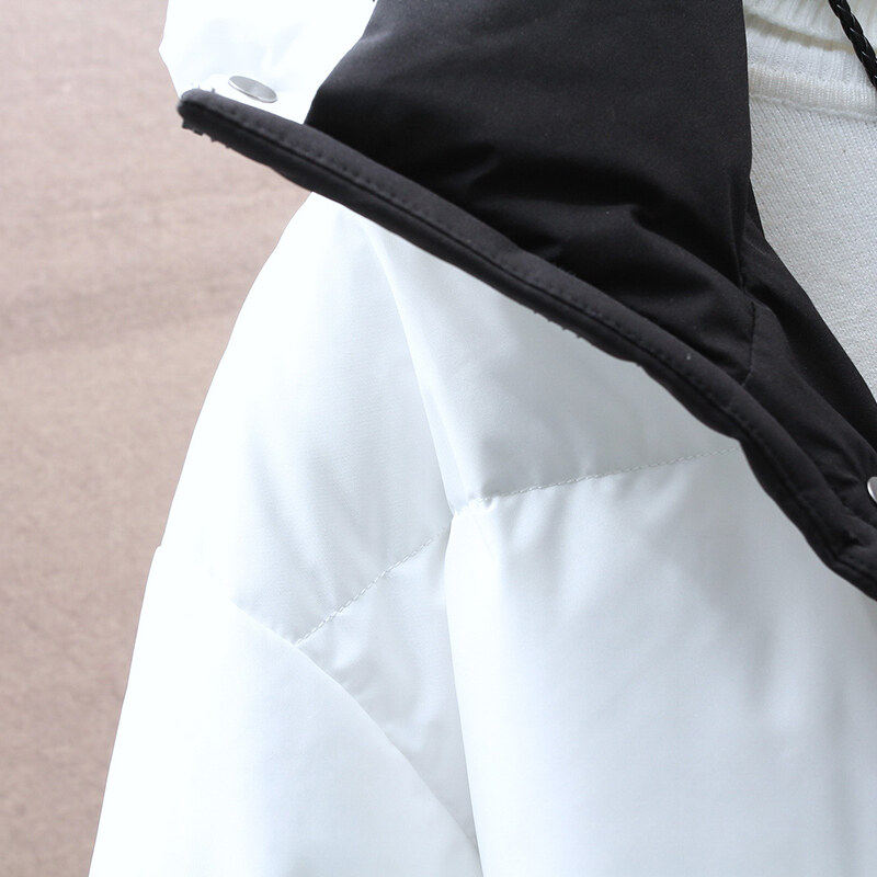 羽绒服男潮短款2024年爆加厚渐变色雪山冬季情侣款连帽YR1641P120,男装羽绒服,星座1410（原1902A）