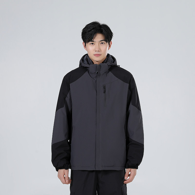 户外棉服男女防风防水加绒厚登山服外套冲锋衣保暖棉衣MY5518P68,男装夹克,星座1410（原1902A）