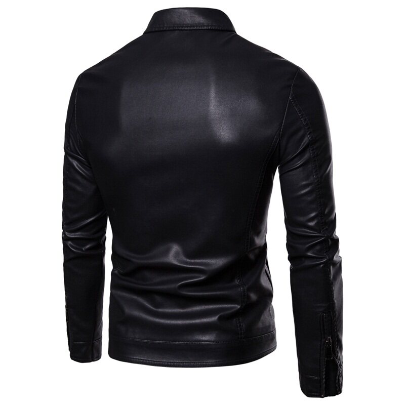 跨境外贸男士外套春秋皮衣飞行夹克男装PU皮机车服皮衣男PY901P68,男装夹克,星座1410（原1902A）