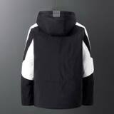 冬装新款羽绒服男士短款加厚保暖连帽外套男潮流YR9809-P80，男装羽绒服，星座1410（原1902A）