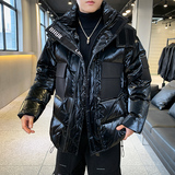BLLZ店主风爆款羽绒服男短款工装男士韩版潮牌加厚外套938-P300，男装羽绒服，星座1410（原1902A）