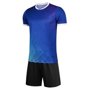 夏足球服运动套装短袖短裤公版T恤团体男女蓝球比赛队服TZ8641P32图片