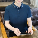 男POLO衫春夏季潮流纯色简约公版上衣商务短袖T恤衫薄款PL3382P25，男装Polo衫，星座1410（原1902A）