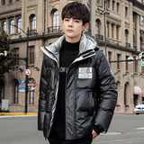 羽绒服男装冬季6552亮面保暖连帽加厚休闲大码外套潮 YR7052P80,男装羽绒服,星座1410(原1902A), 羽绒服男装冬季6552亮面保暖连帽加厚休闲大码外套潮 YR7052P80,男装羽绒服,星座1410(原1902A),