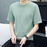 男纯棉短袖T恤男夏季落肩纯棉T恤14色加大码M-6XLDT2001P14，男装T恤，星座1410（原1902A）