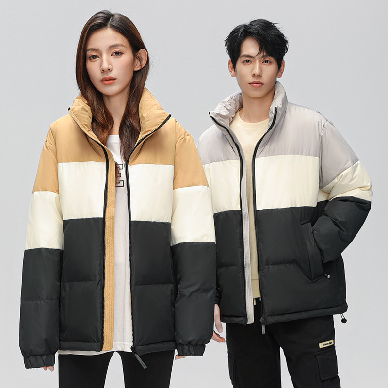 羽绒服90%绒冬季新款百搭撞色拼接流行情侣装外套YR2330P190,男装羽绒服,星座1410（原1902A）