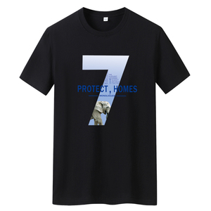 夏季男士短袖t恤潮流宽松潮牌纯棉衣服2021新DT4164-保护地球-P15图片