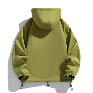 春秋季夹克防水防风美式工装运动登山服男女款冲锋衣外套JK223P88图片