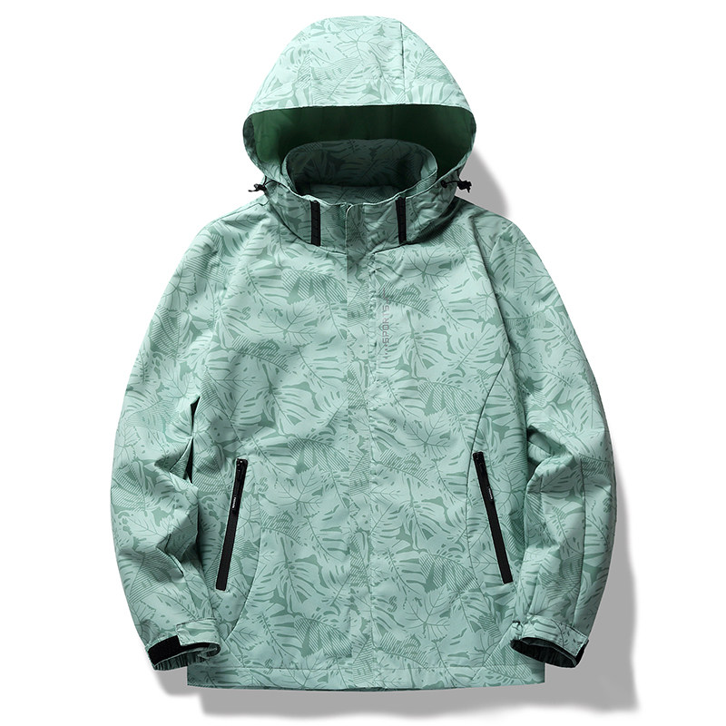 春秋冲锋衣情侣户外运动枫叶防风防水夹克外套登山服CF6266FP55,男装夹克,星座1410（原1902A）