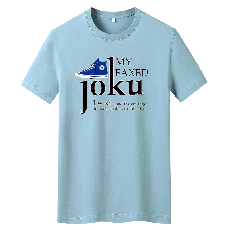 夏季男士短袖t恤潮流潮牌宽松纯棉衣服2021新DT4795-JOKU鞋-P15,男装T恤,星座1410（原1902A）
