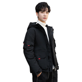 新款男式羽绒服冬装外套男加厚白鸭绒男款短款羽绒服YR985-P110，男装羽绒服，星座1410（原1902A）