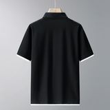 冰丝珠地短袖POLO衫假2件短袖POLO百搭宽松短袖T恤PL317P40，男装Polo衫，星座1410（原1902A）