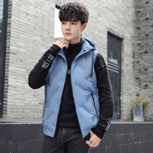 80绒立领羽绒马甲新款秋冬季羽绒服男短款青年休闲外套 MJ7062P65，男装羽绒服，星座1410（原1902A）