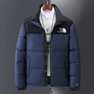 羽绒服男士 潮流 短款 外套韩版 YR8802绣字P75 秋冬季 0696男女情侣款